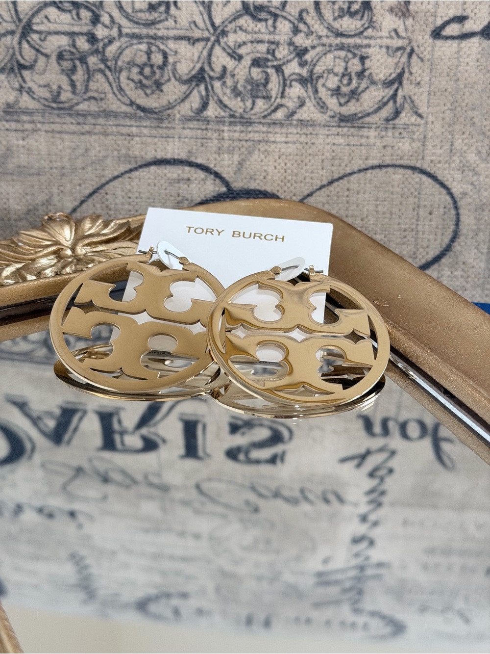 Tory Burch Miller Hoop Earrings - Picture 4 of 6